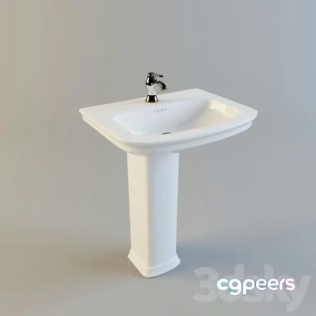 3ds Max Free – Vitra Serenada sink + washbasin mixer