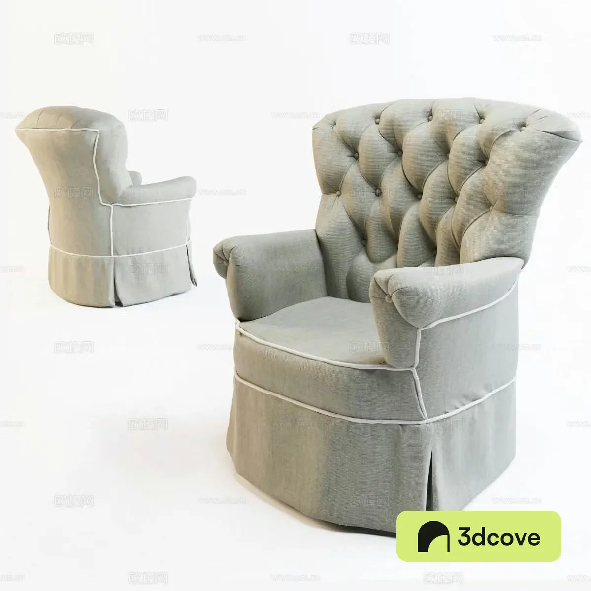 French sofa chair armchair dressing chair