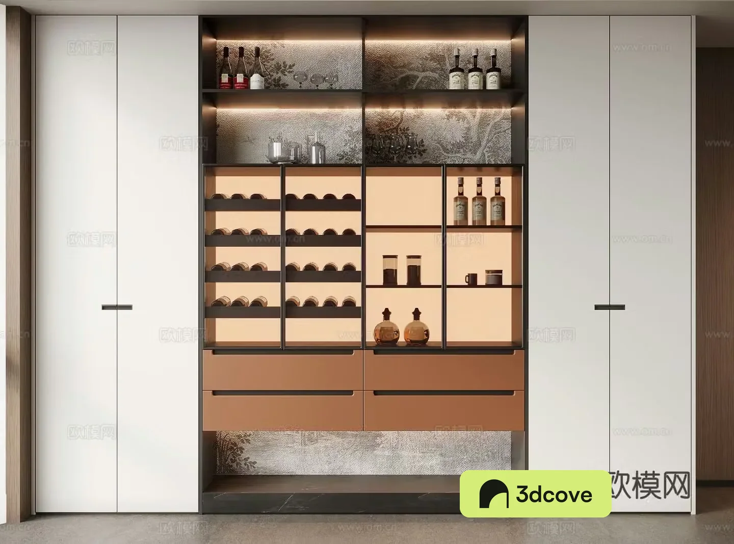 Modern wine cabinet