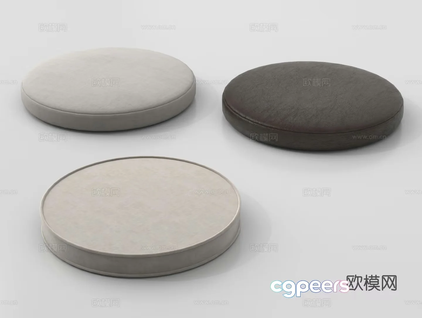 Modern Circular Furniture 3D Model – 16348 – VRAY Render