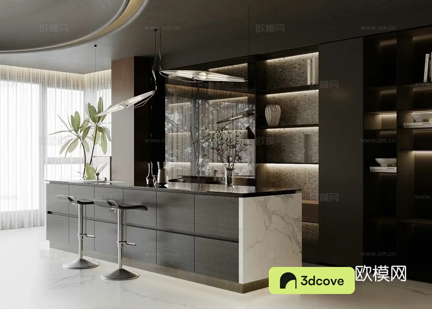 Modern island restaurant living room island kitchen island dining table and chairs kitchen dining room