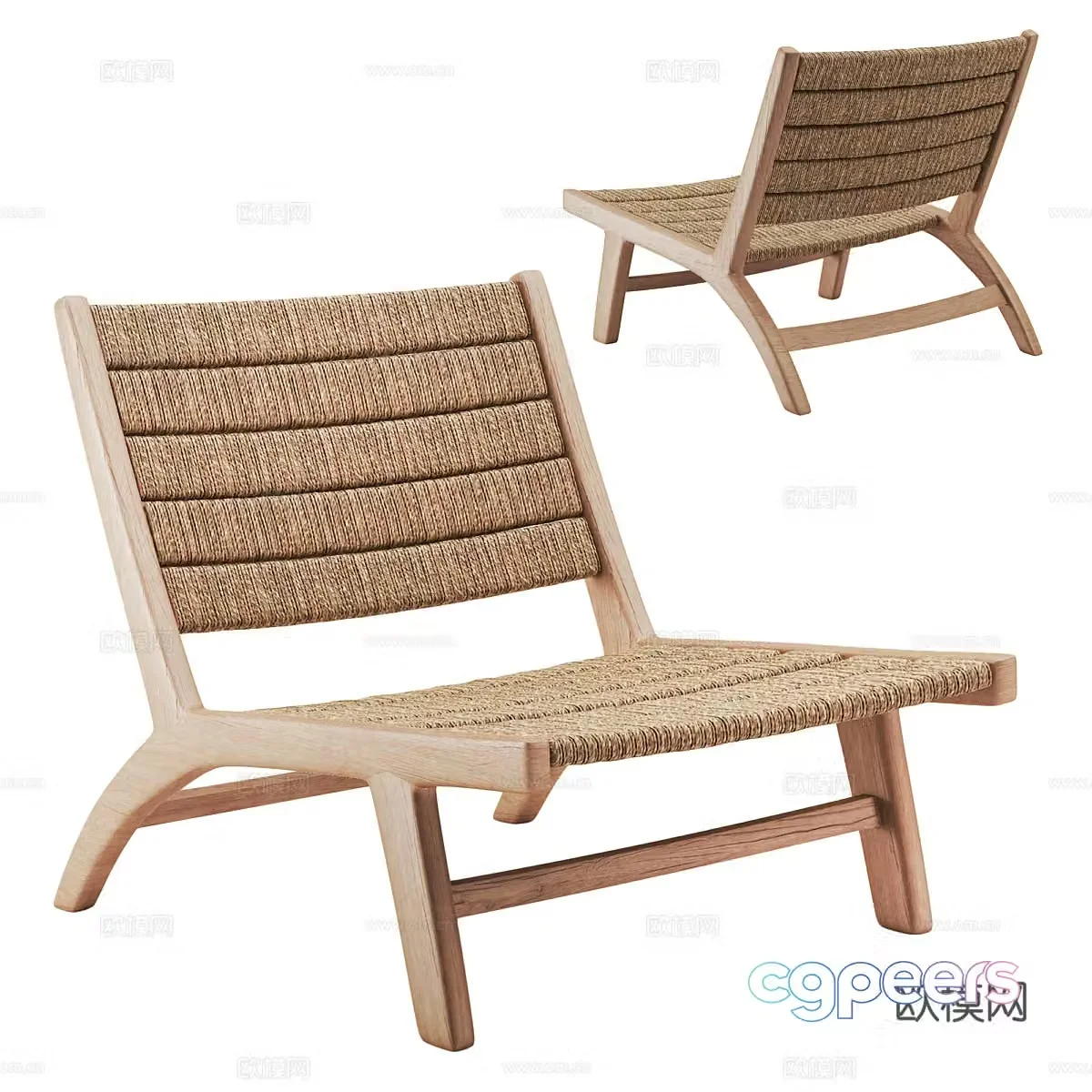 Outdoor chair 3d model