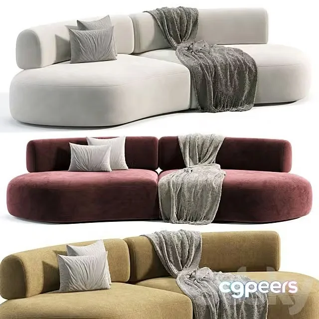 3ds Max Free – Bon Bon Sofa 2