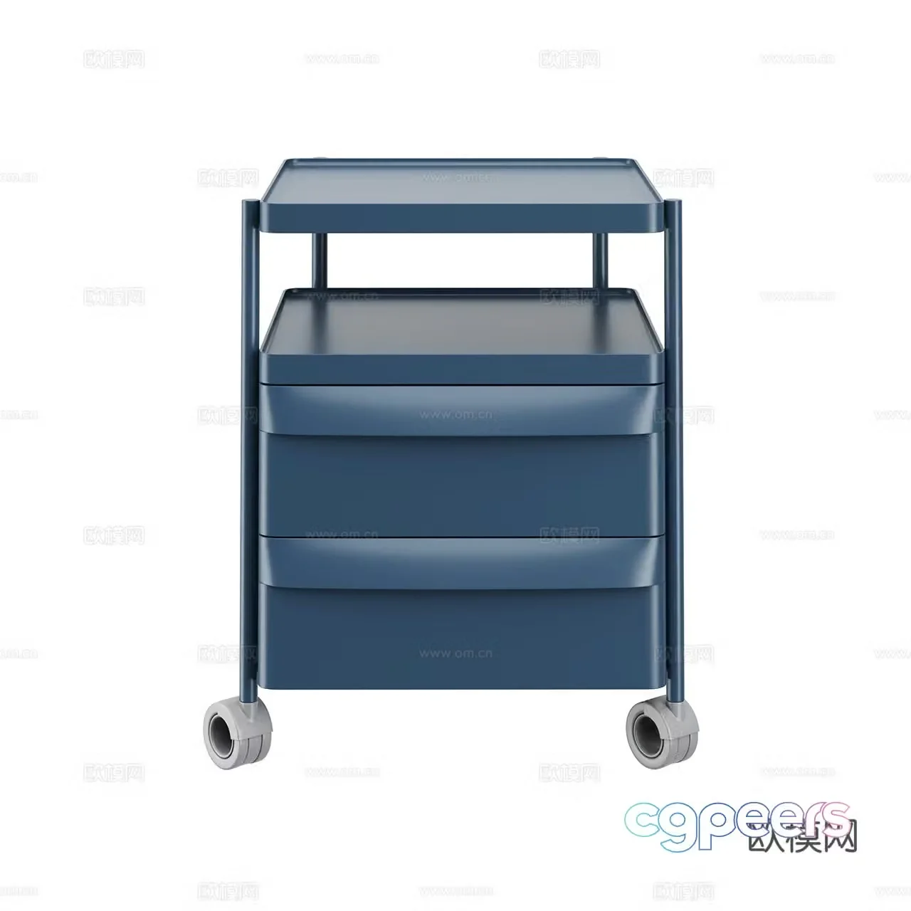 Pedrali Modern Stationery Cabinet Office Cabinet Office Chest of Drawer Storage Cabinet 3D Model