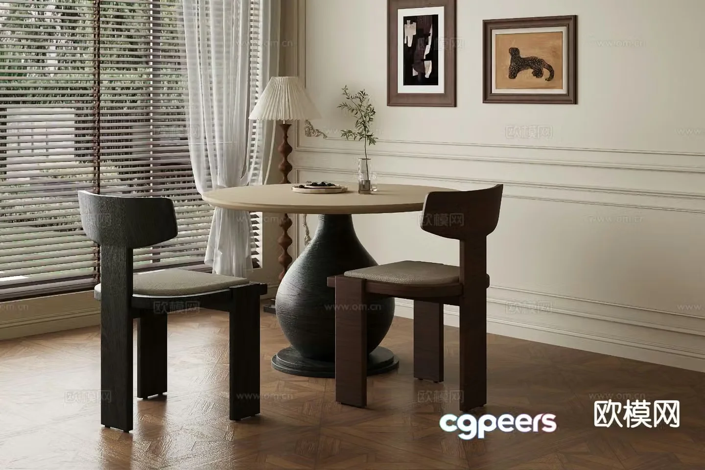 Leisure tables and chairs Negotiation tables and chairs 3d model