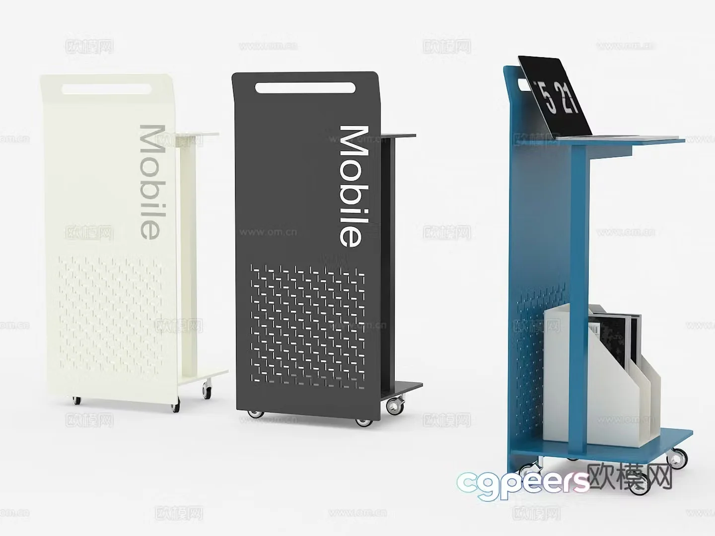 Podium Podium Spokesperson Welcome Station Reception 3D Model