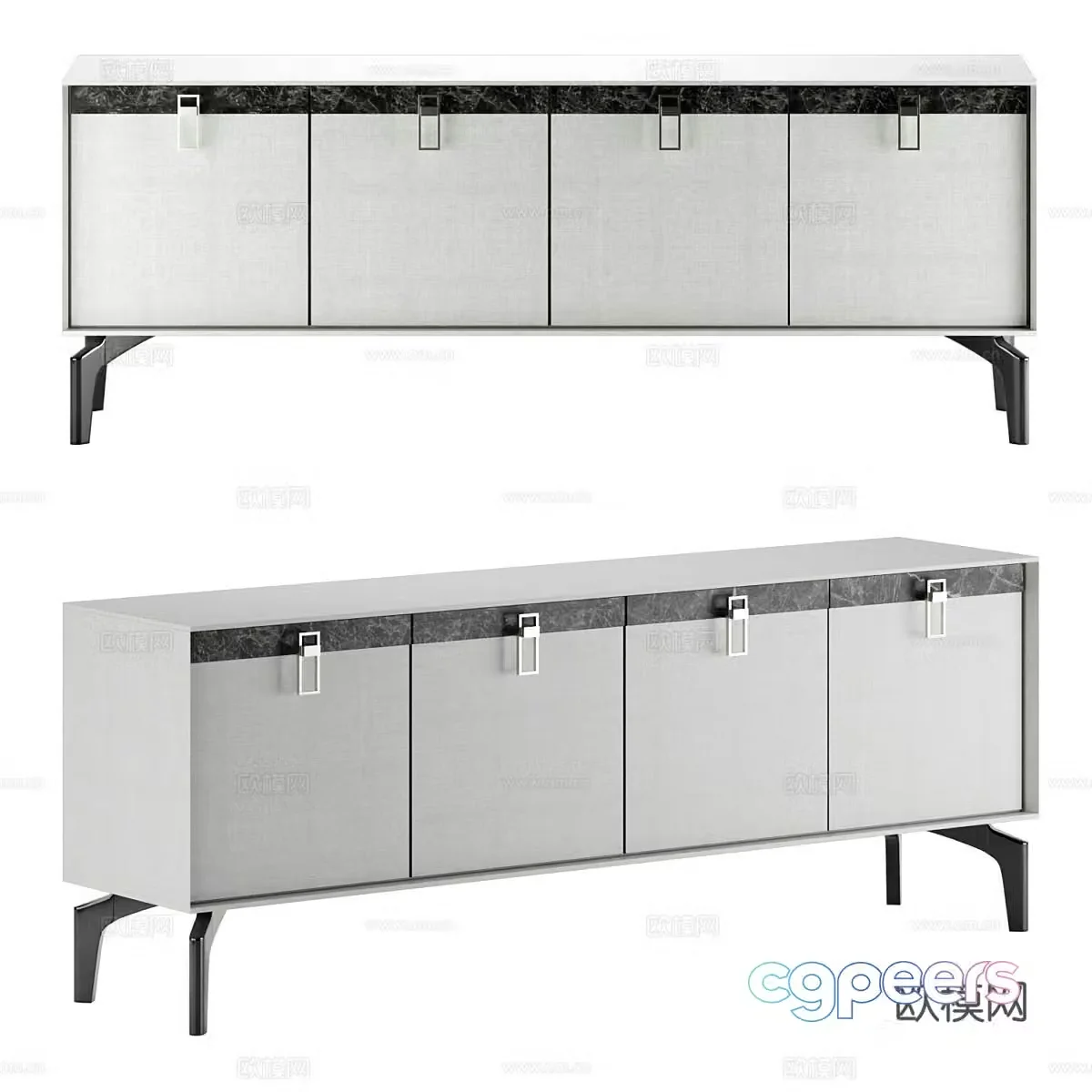New Chinese style TV cabinet 3d model