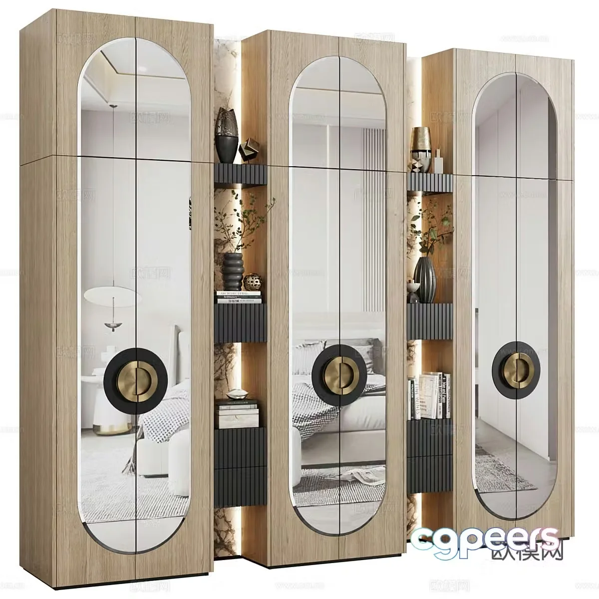 Decorative cabinet 3d model