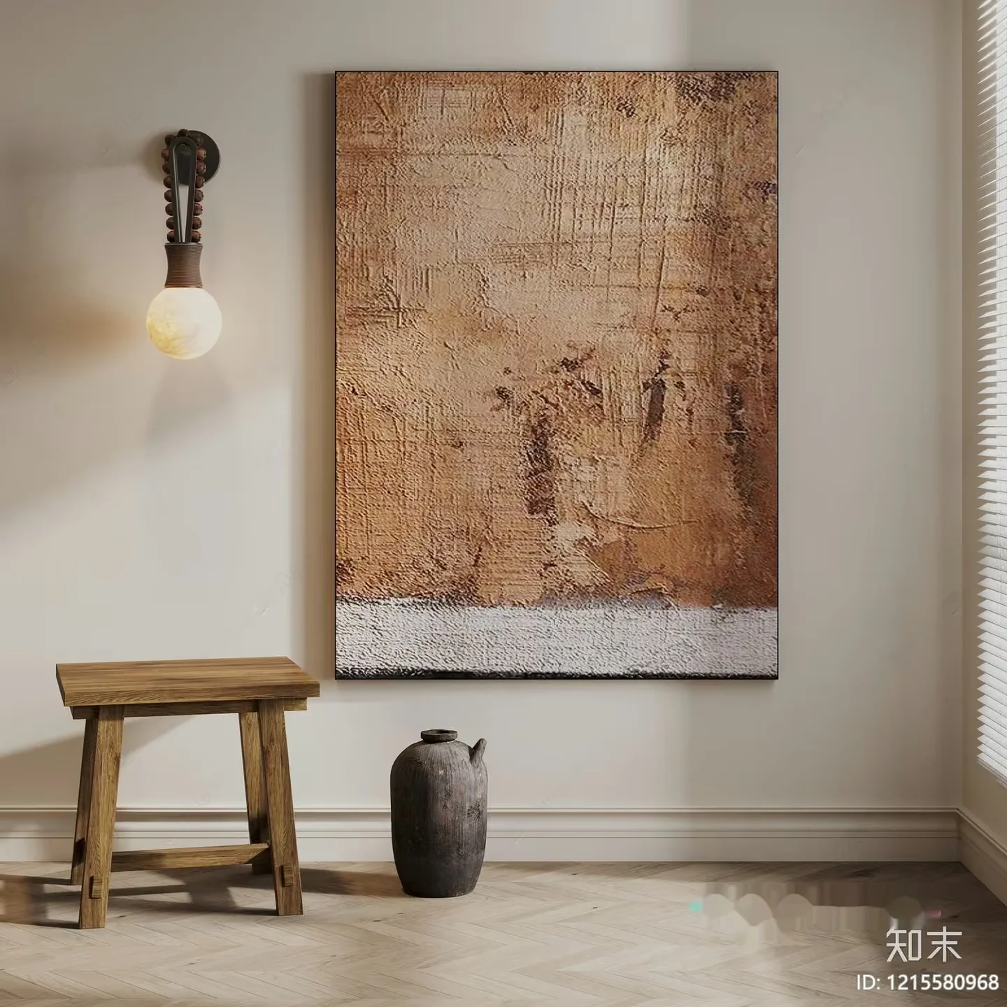 Modern Artwork In A Room 3D Model – 13425 – VRAY Render
