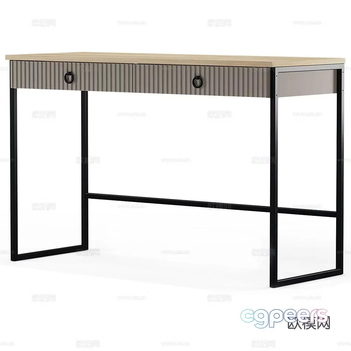 Modern desk 3d model
