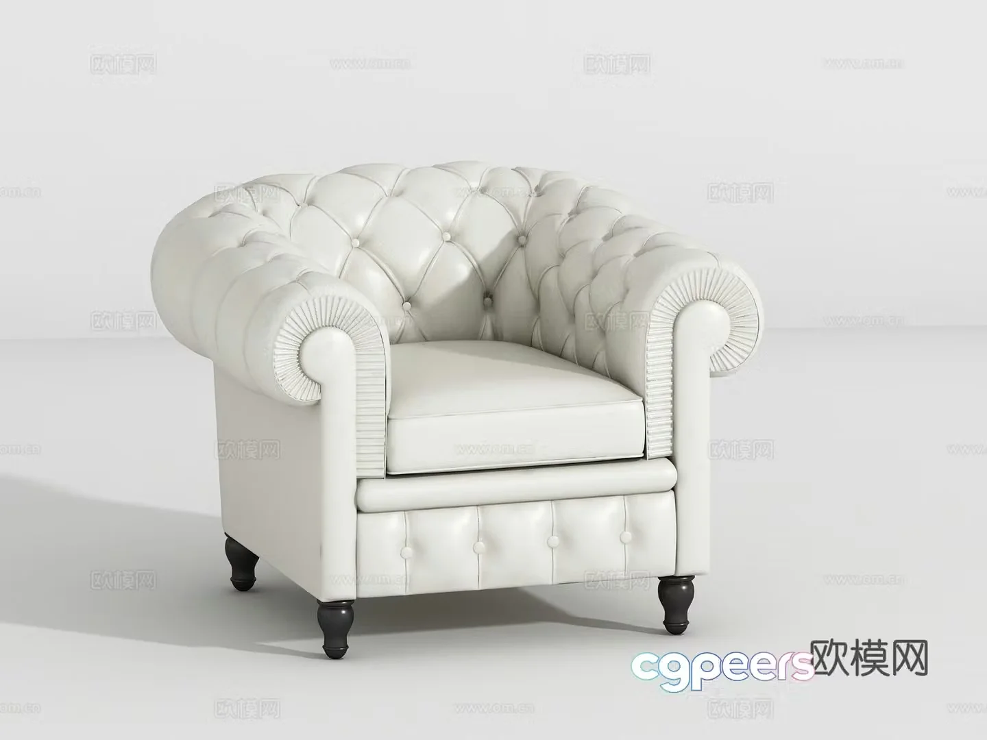 Neoclassical sofa3d model