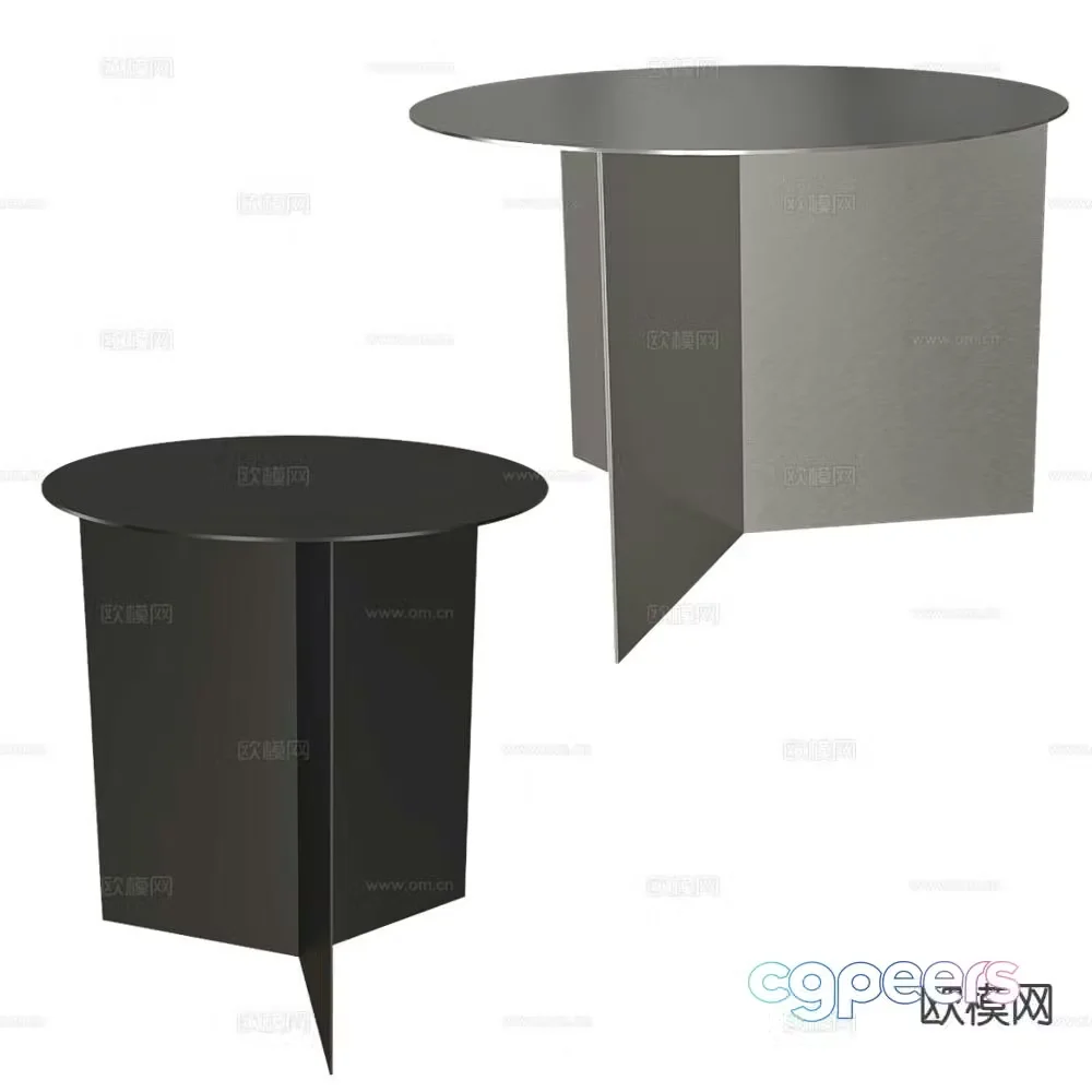 Sgib side table corner table round table table table 3d model