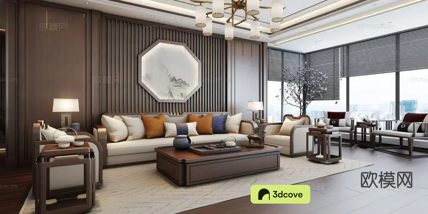 New Chinese style living room