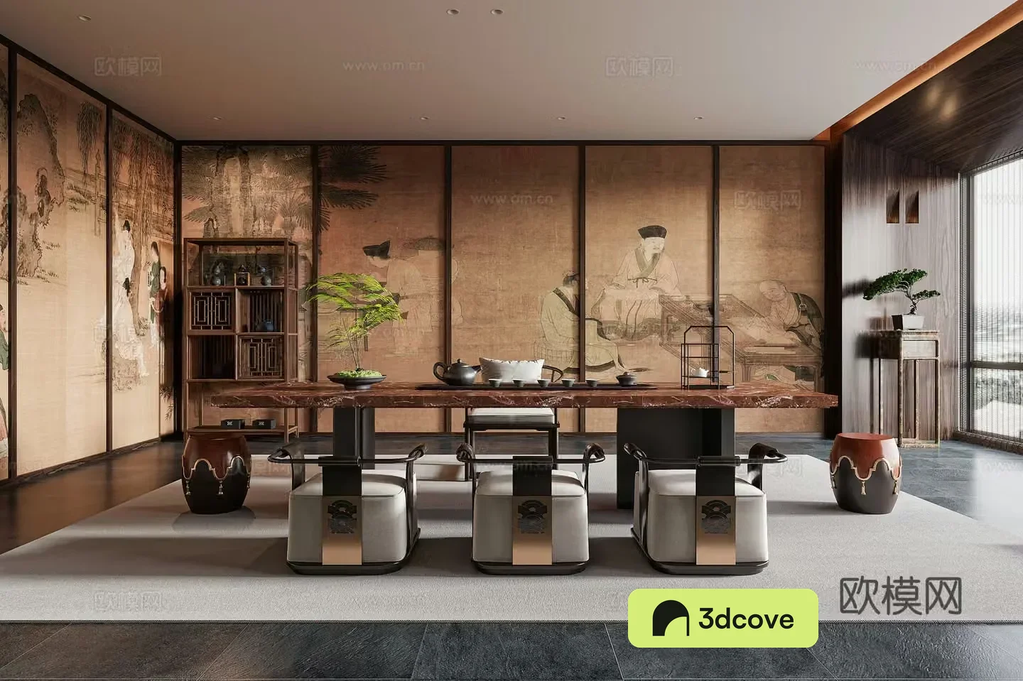 New Chinese tea room