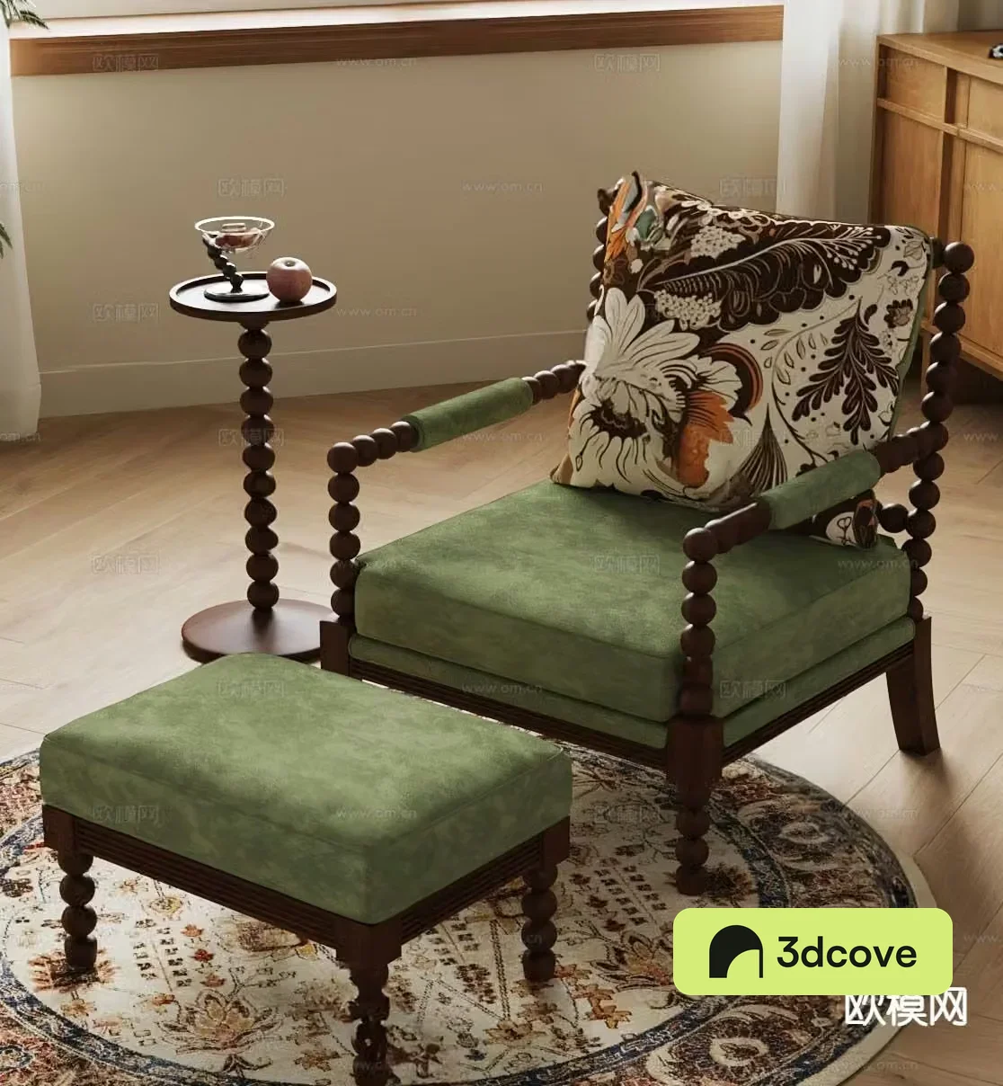 Medieval style chair leisure chair armchair