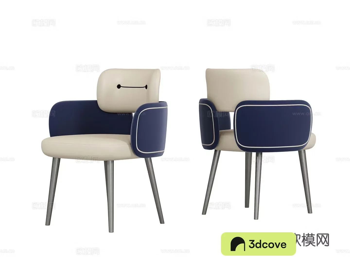 Modern single chair dining chair