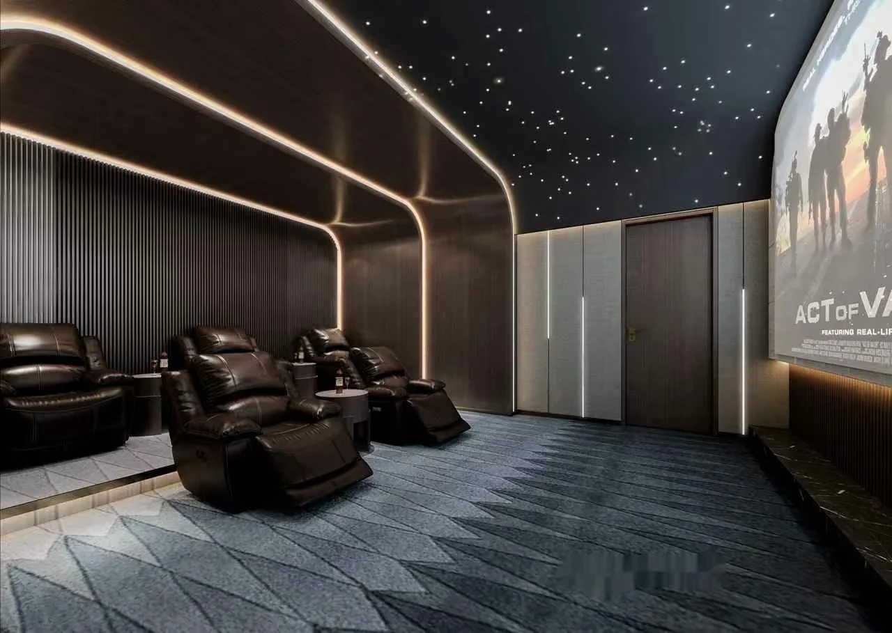 Modern Home Theater 3D Model – 13970 – VRAY Render