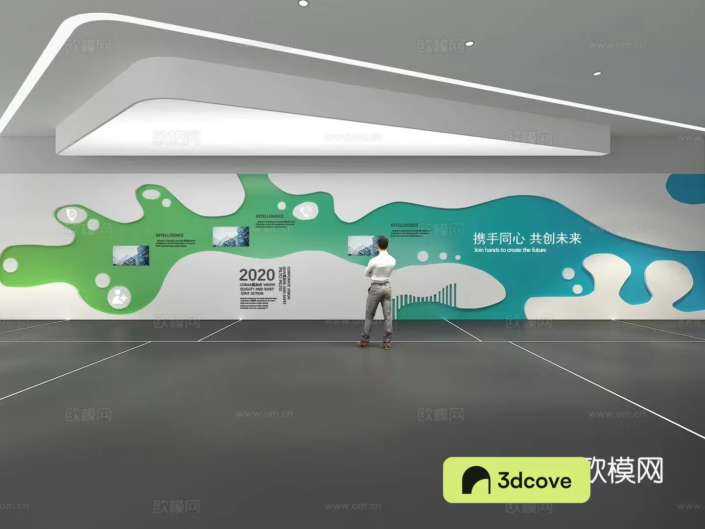 Cultural wall Corporate culture wall Display wall Theme wall Exhibition hall Campus culture Corridor