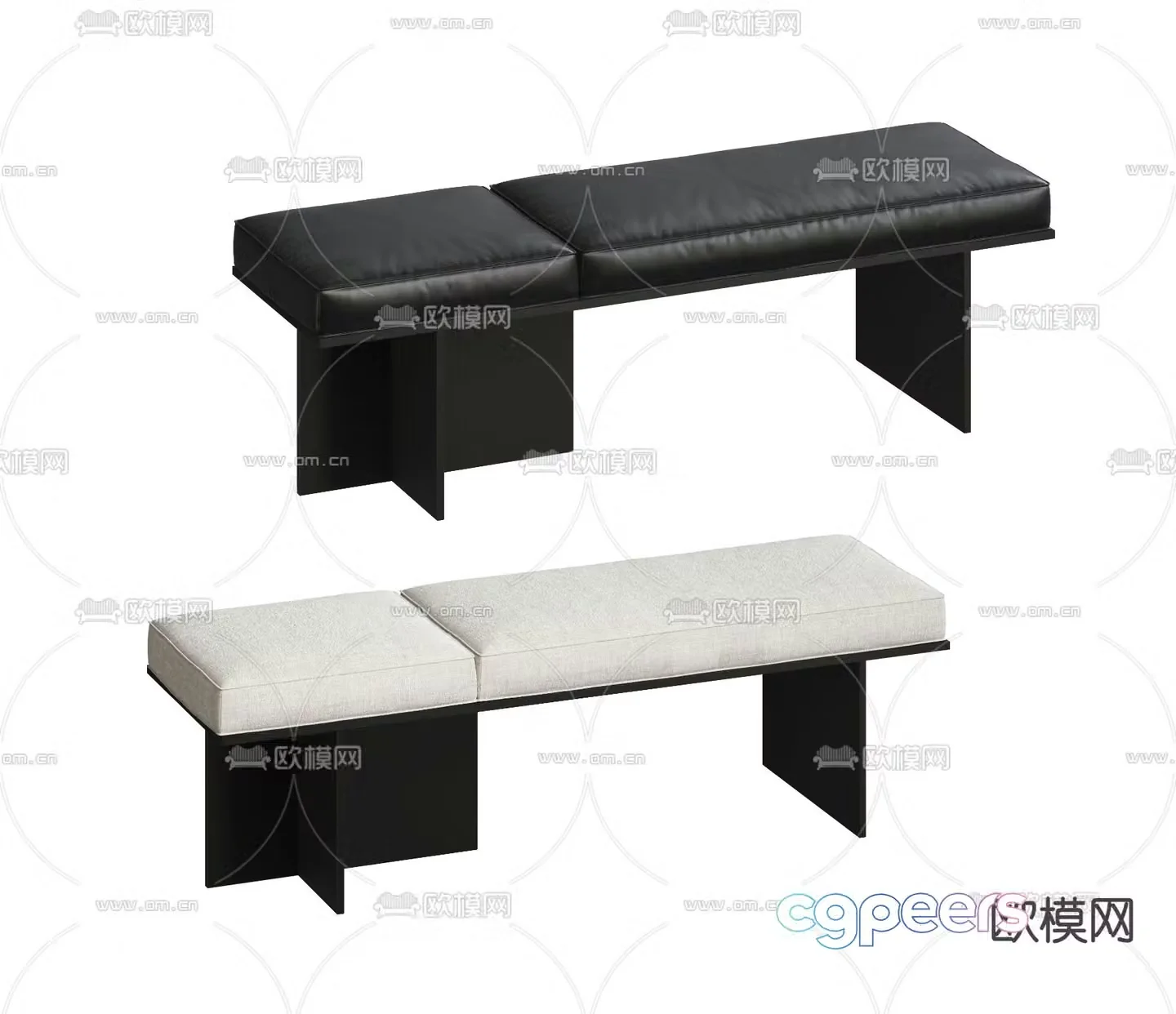Shoe Changing Bench Sofa Bench 3D Model