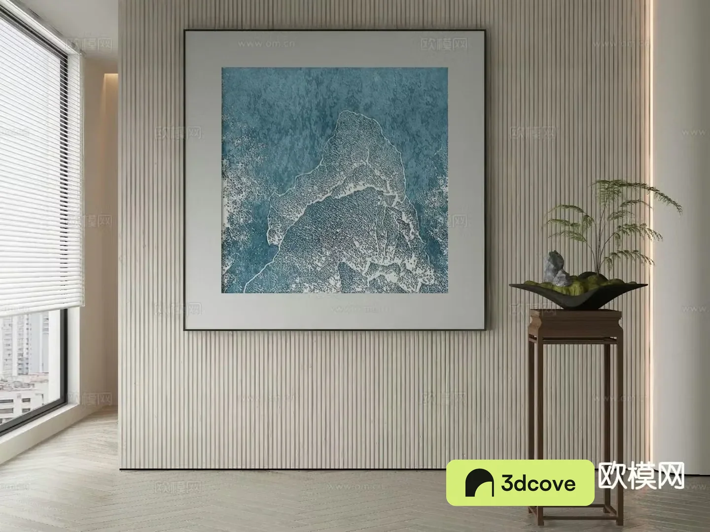 New Chinese style art painting texture painting decorative painting