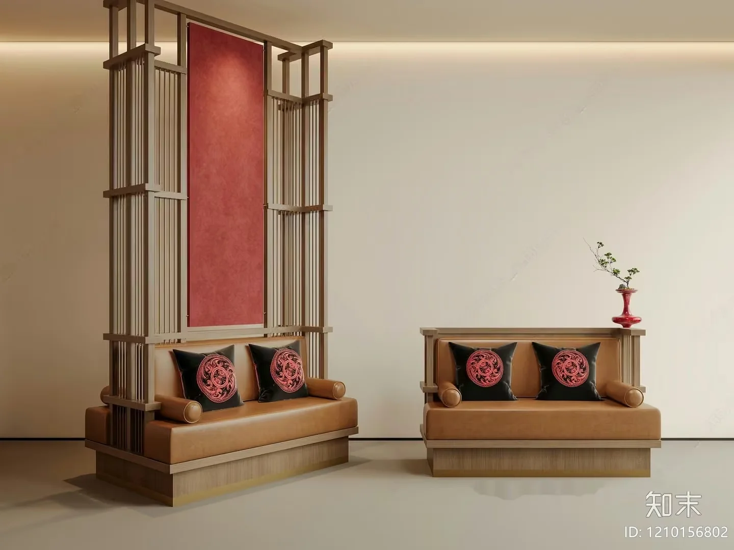 Modern Asian-Style Furniture 3D Model – 6174 – VRAY Render