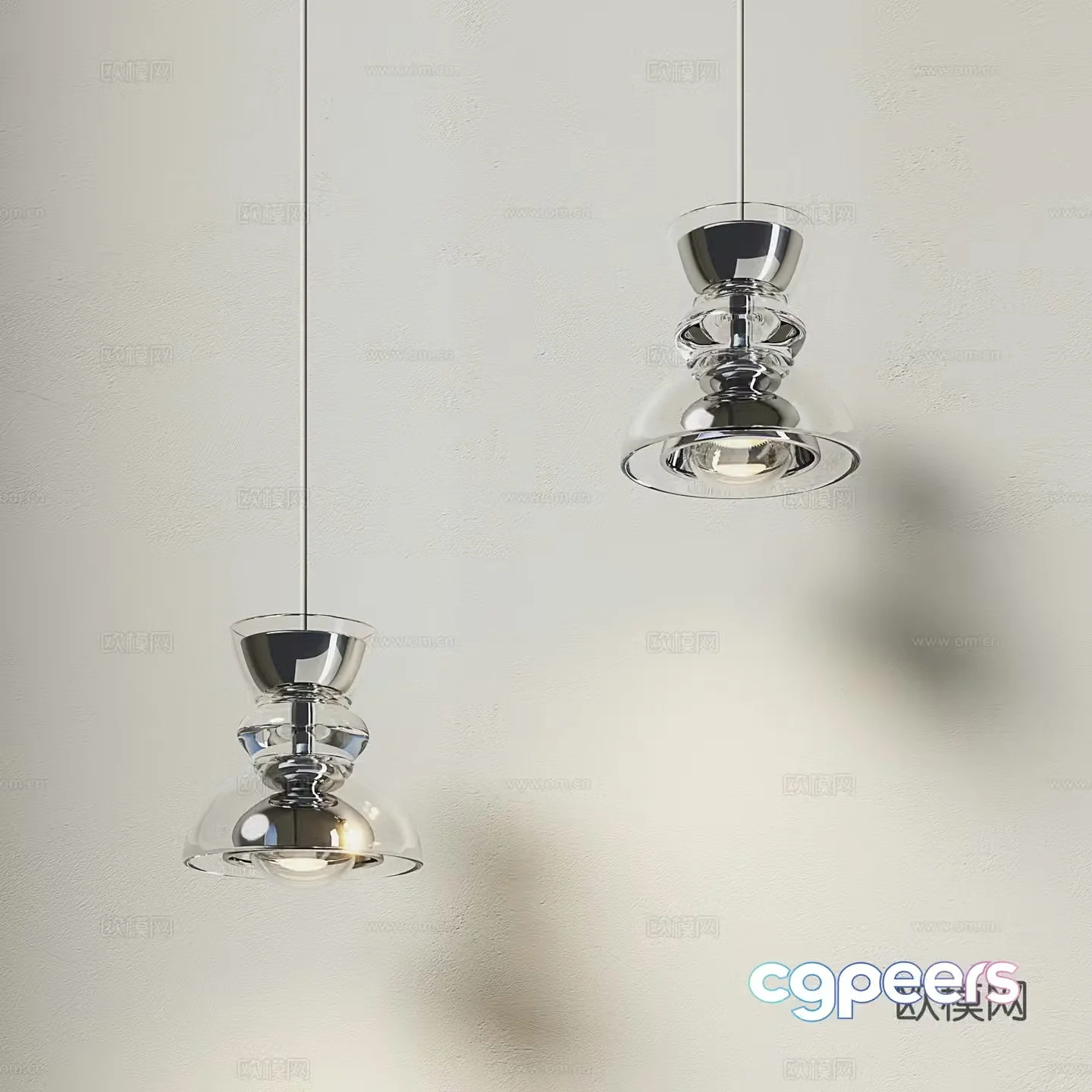 Modern bedside chandeliers simple chandeliers light luxury chandeliers decorative chandeliers restaurant chandeliers 3D model