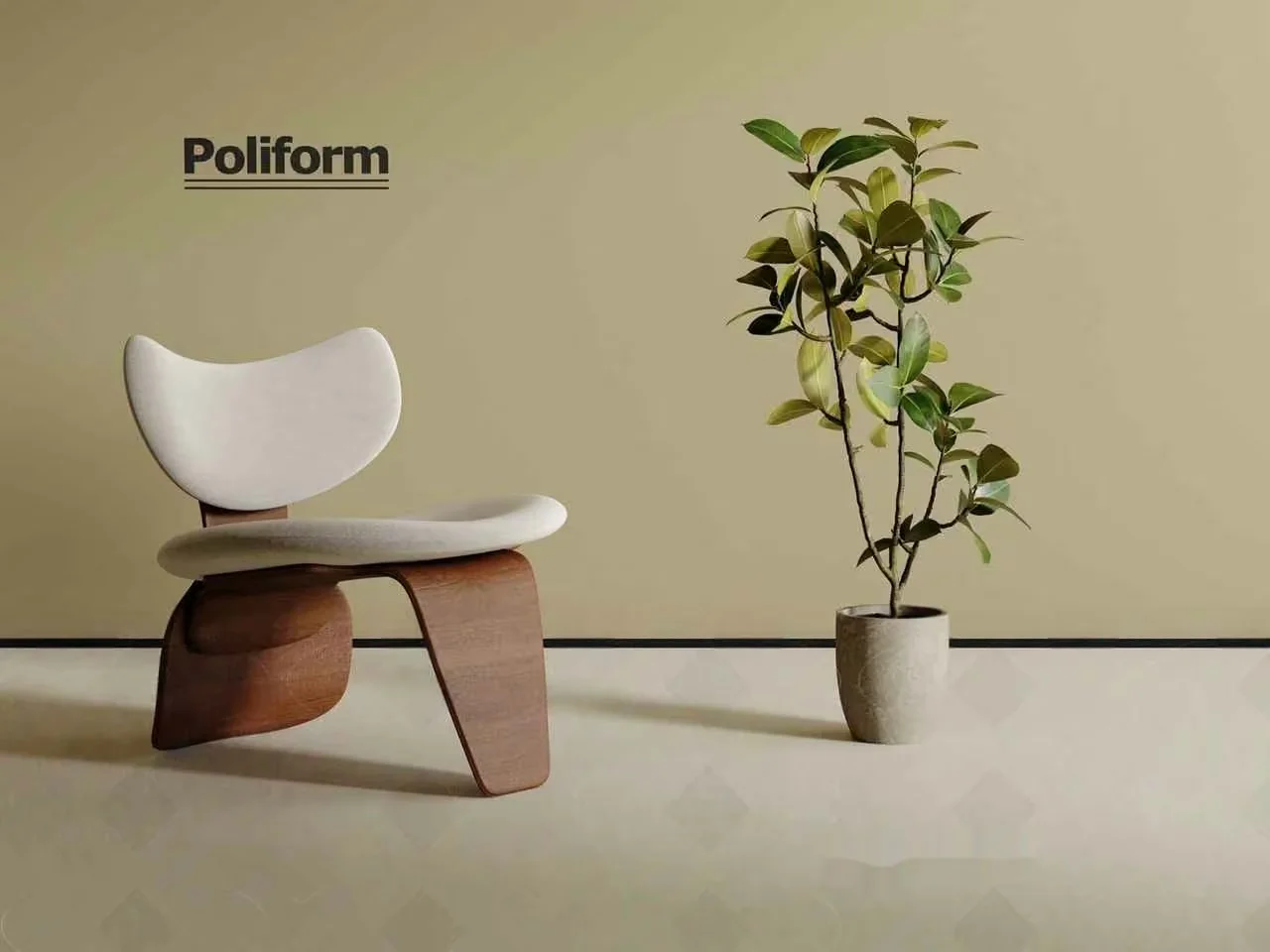 Modern Chair Design 3D Model – 15292 – CORONA Render