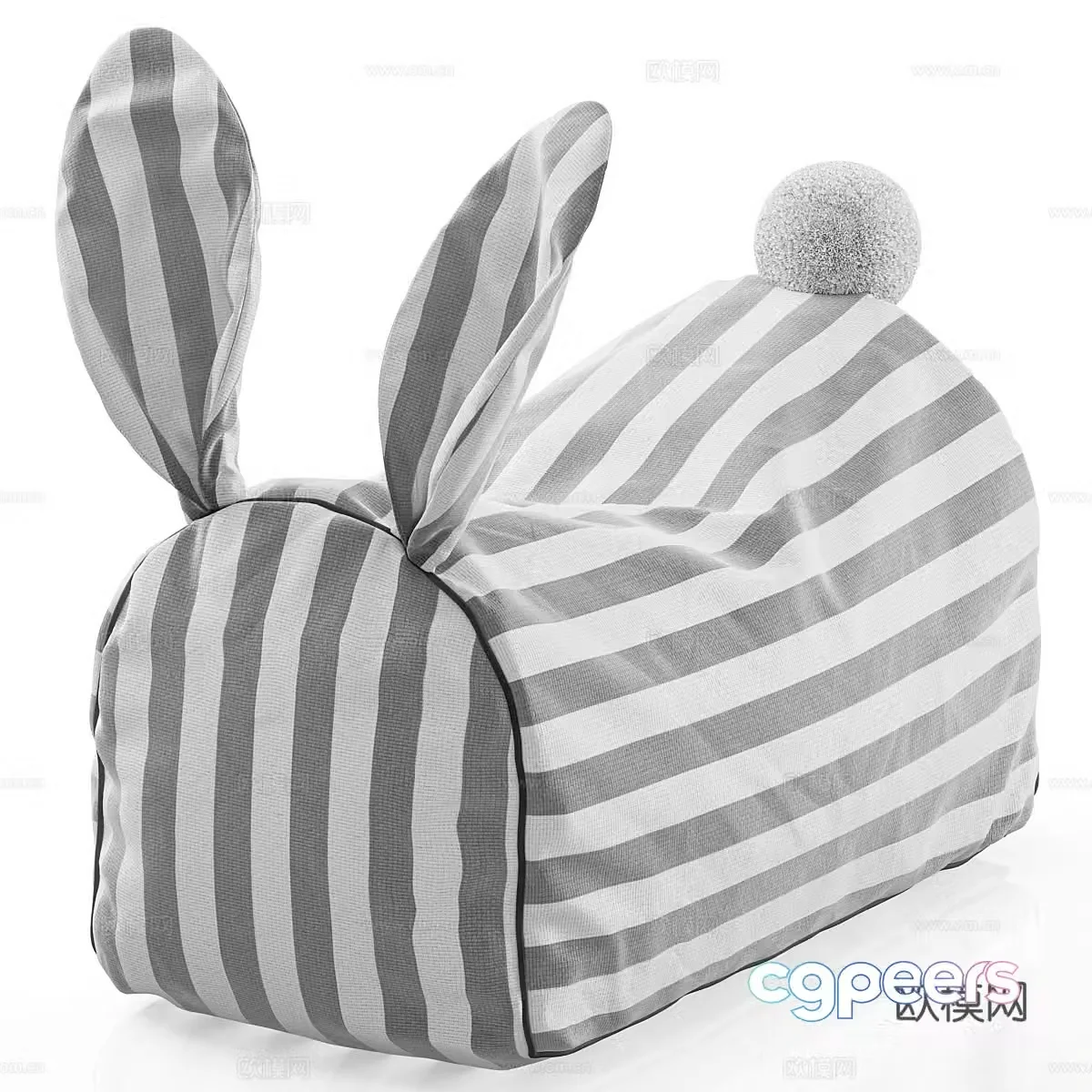 Rabbit sofa leisure sofa 3d model