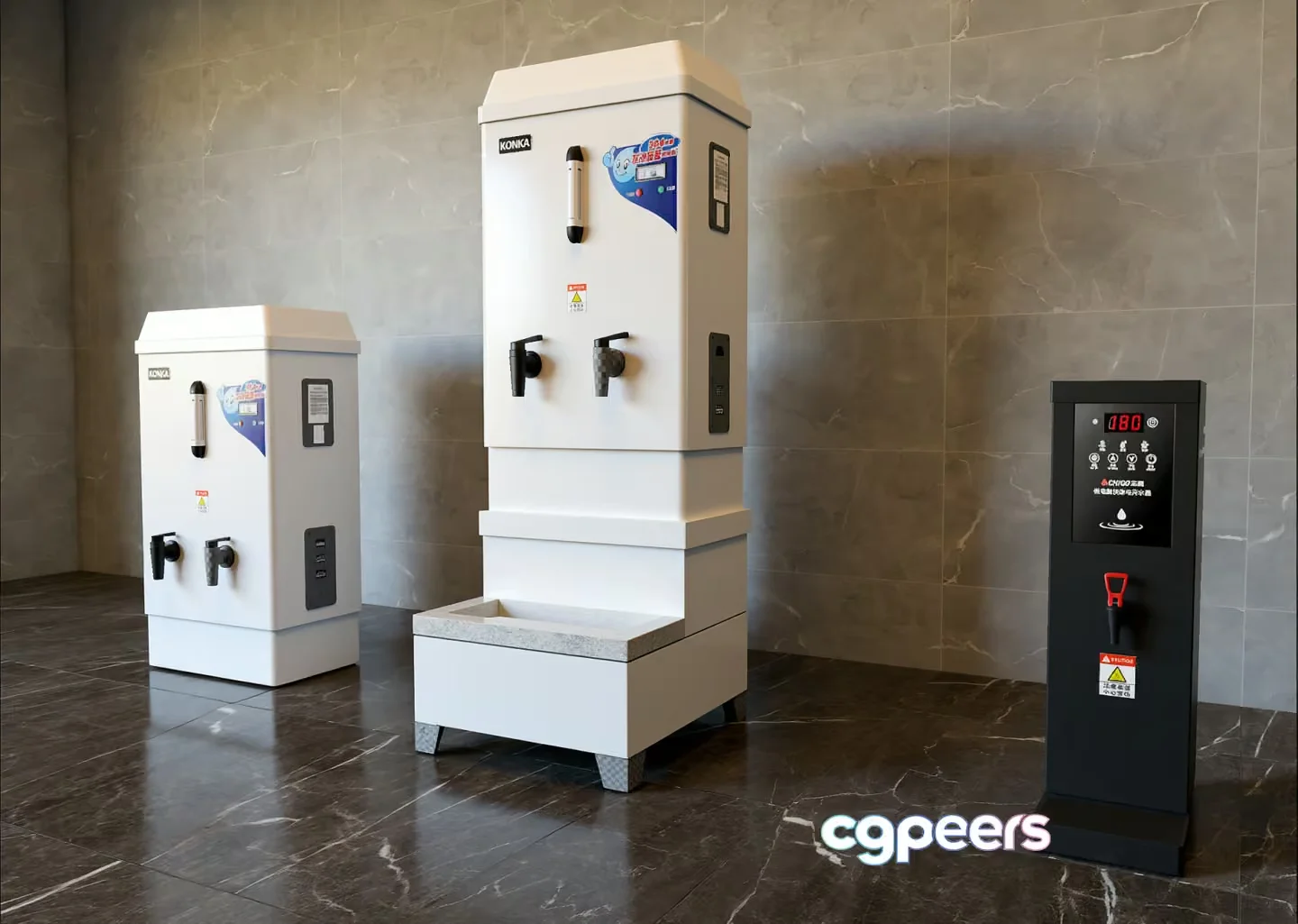 A Water Cooler 3D Model – 13418 – VRAY Render