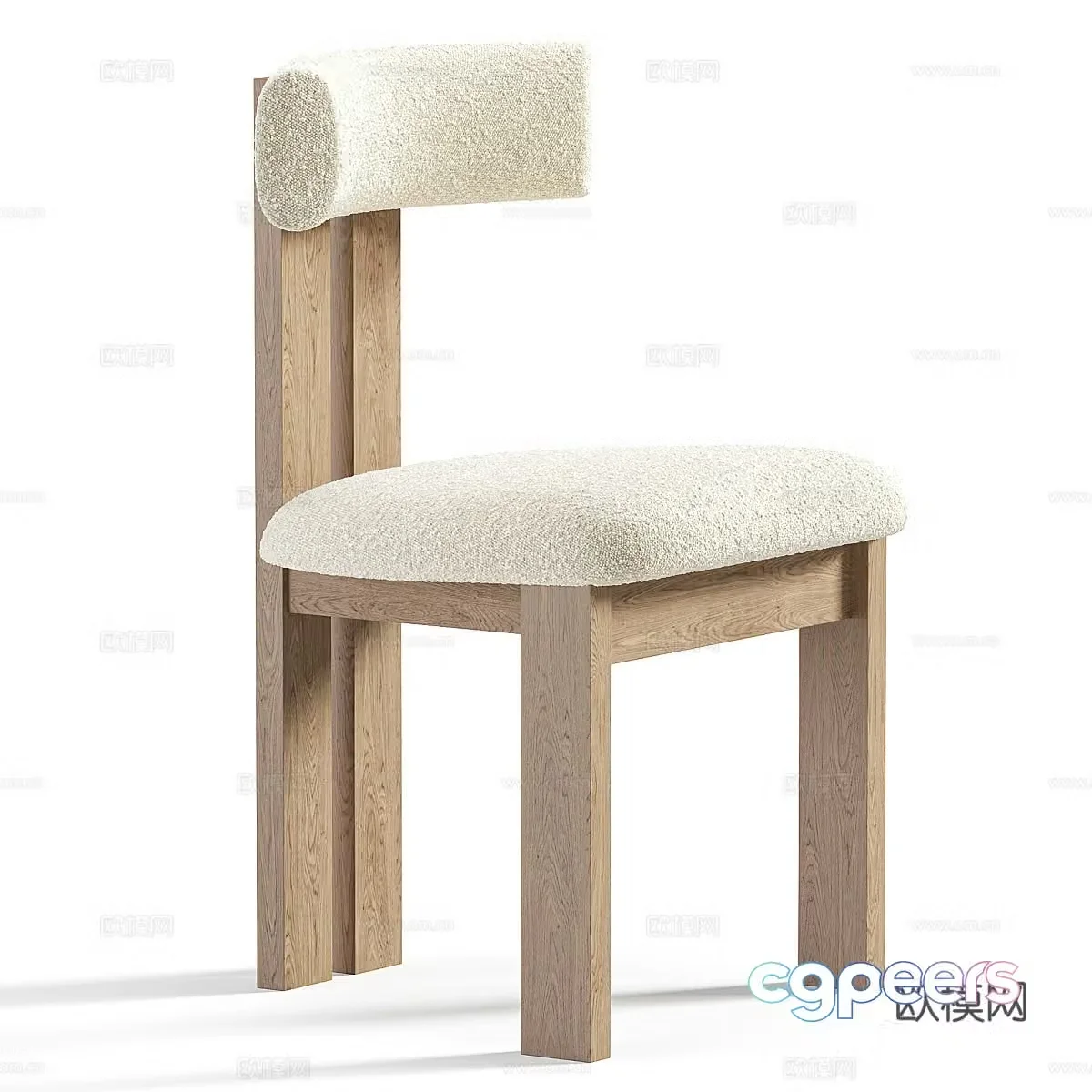New Chinese style Wasabi Loki chair 3d model