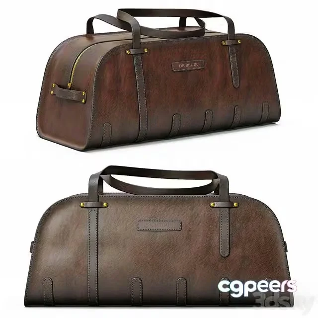 3ds Max Free – DE BRUIR Leather Sports Bag