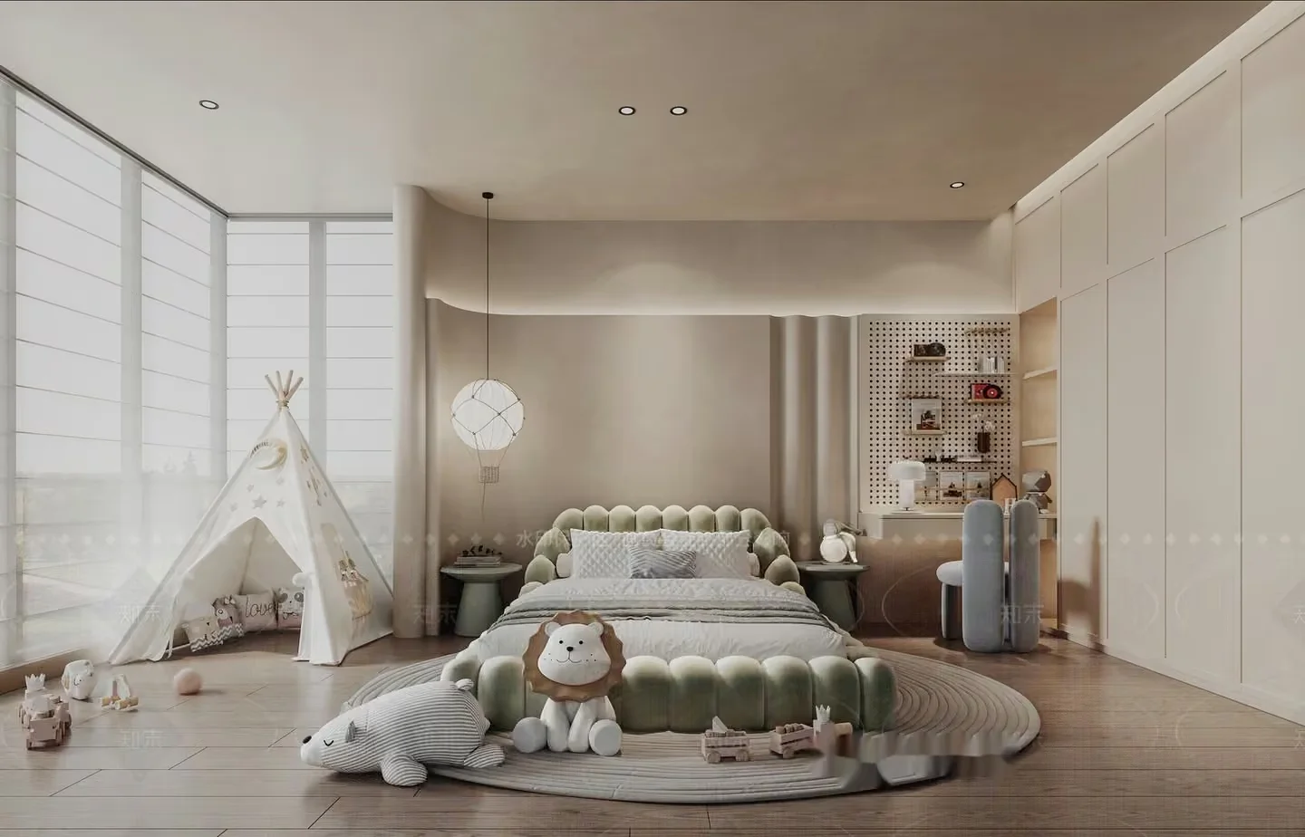 Cozy Children’S Bedroom 3D Model – 14471 – VRAY Render