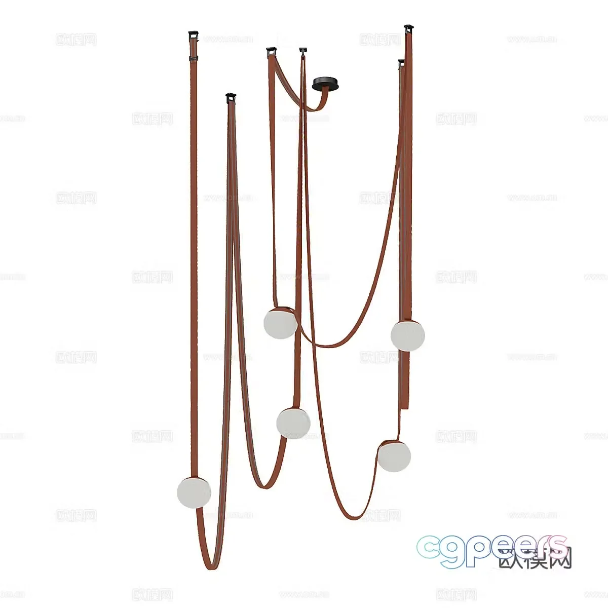 Nordic simple chandeliers chandeliers simple chandeliers dining chandeliers living room chandeliers 3D model