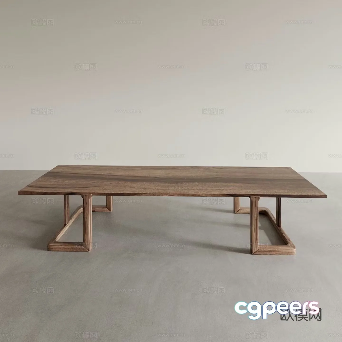 Wabi-sabi tea table tea table 3d model