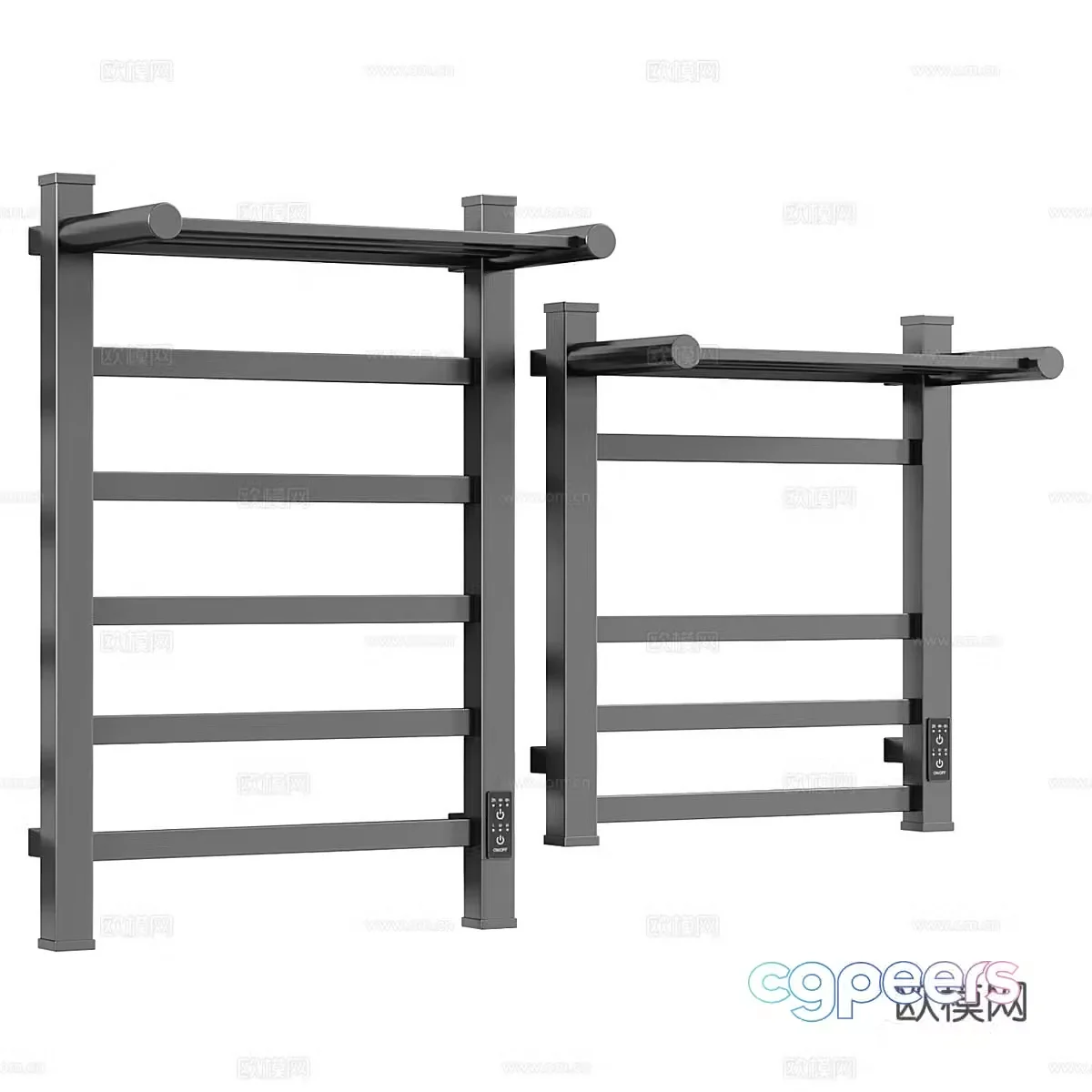Electric towel rack 3d model