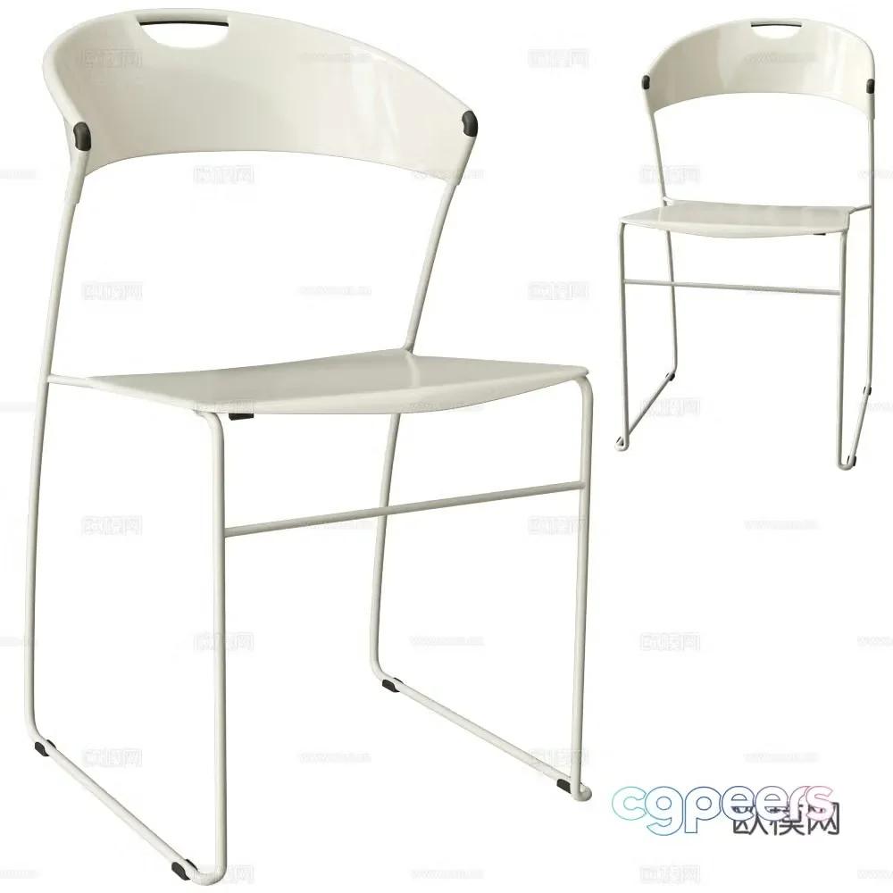 Baleri Italia Dining Chair 3D Model