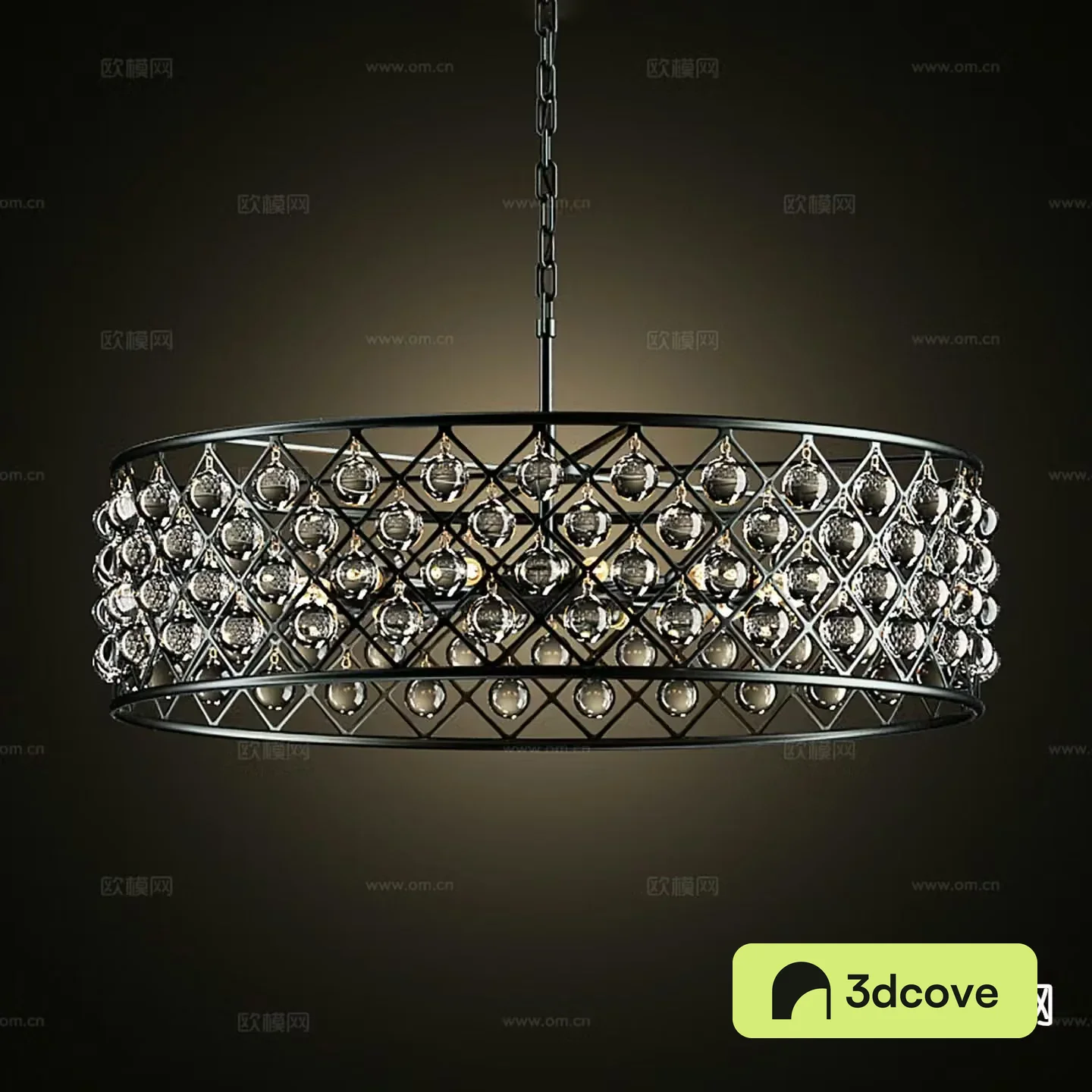 Light luxury chandelier ring chandelier