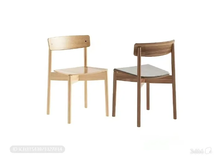 Two Wooden Chairs 3D Model – 4552 – VRAY Render
