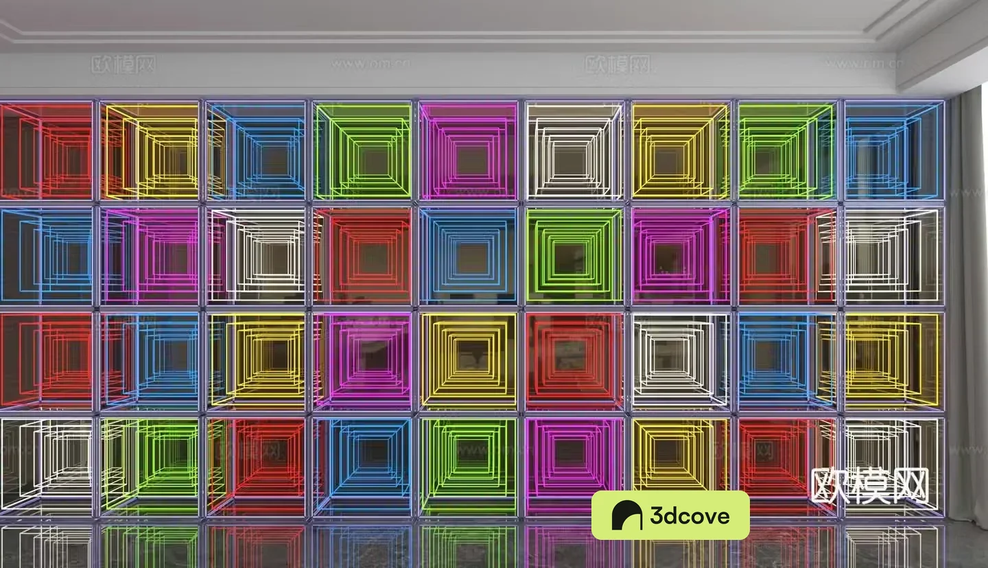 Modern background wall