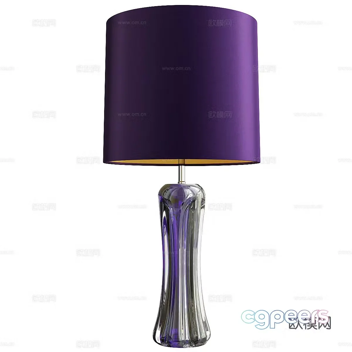 Light luxury desk lamp Bedroom desk lamp 3D model