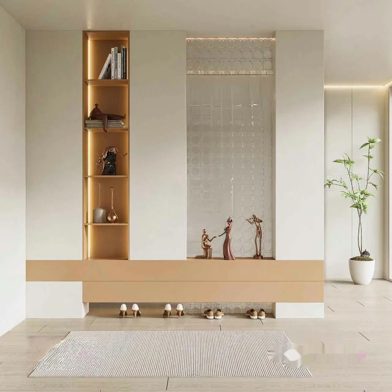 Modern Minimalist Room 3D Model – 7771 – VRAY Render