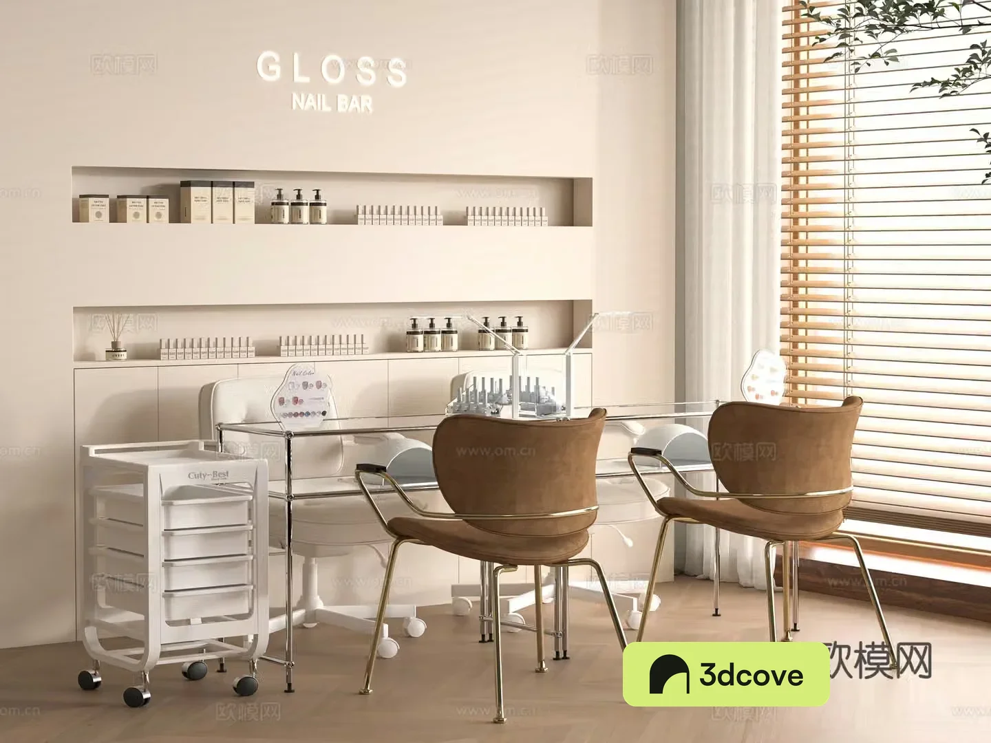 Modern nail salon