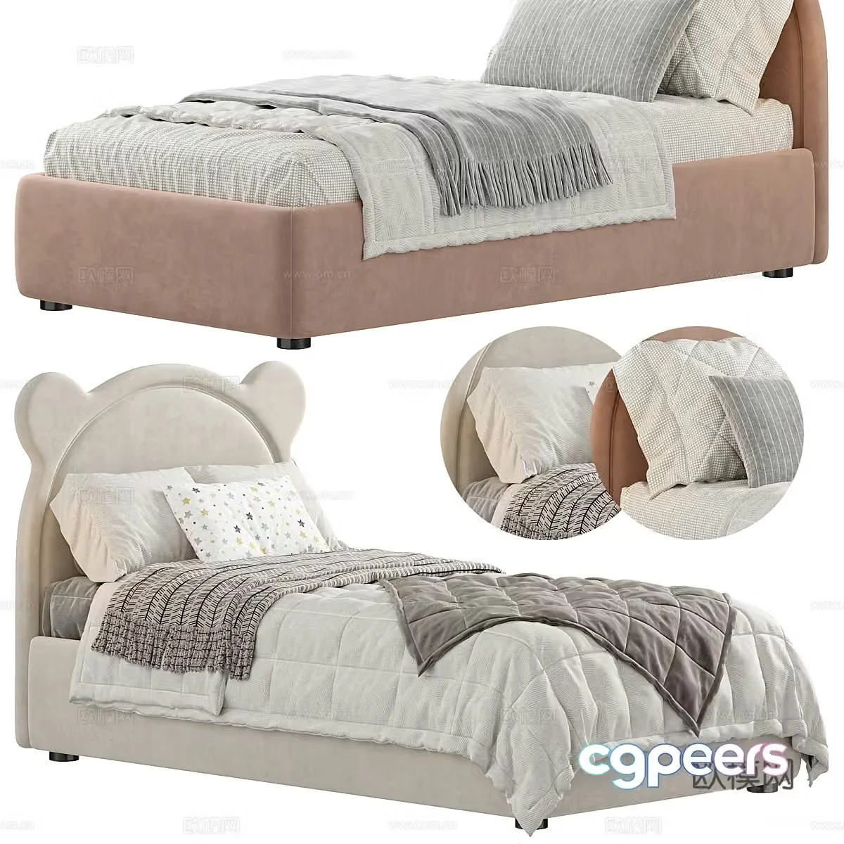 Children’s bed 3D model