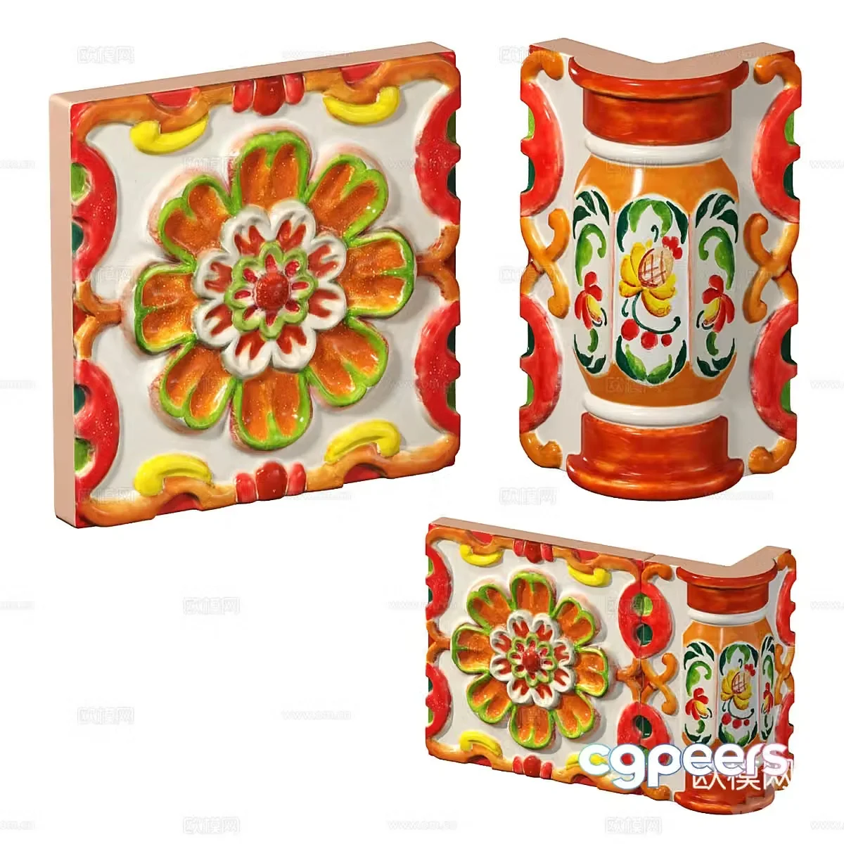 Ceramic tiles 3d model