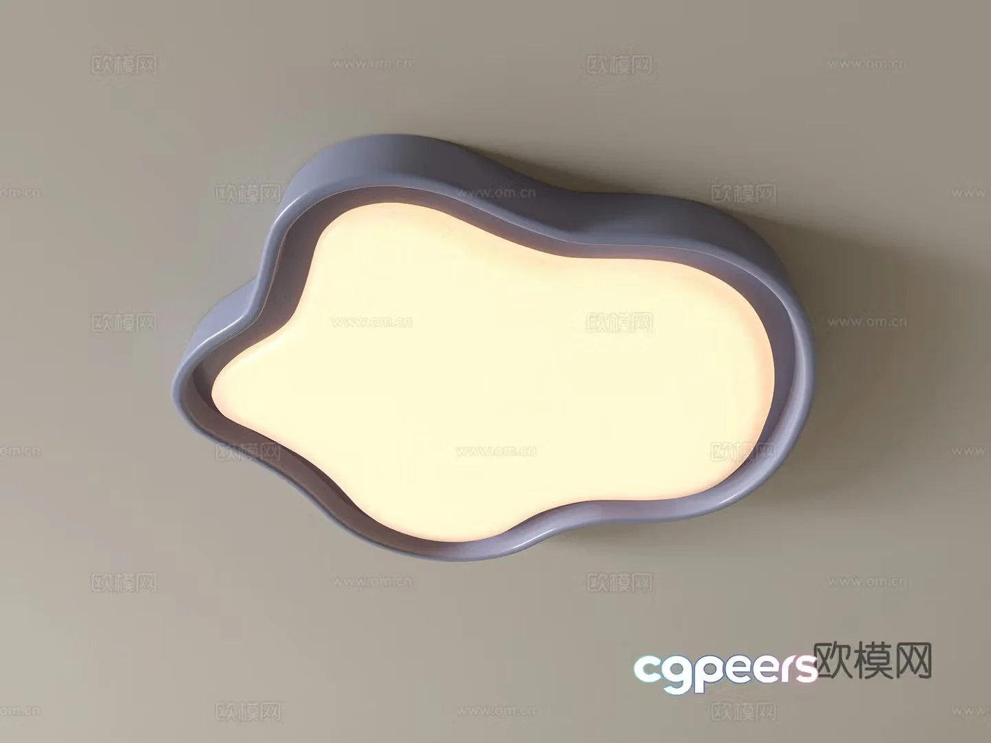 Modern ceiling lamp Geometric ceiling lamp Bedroom lamp Artistic shaped lamp Fashion living room lamp 3D model