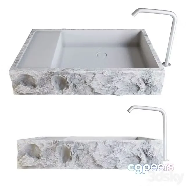 3ds Max Free – AYANI Countertop washbasin and ceadesign MIL70