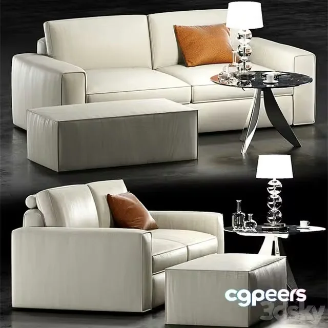 3ds Max Free – Berto Joey, sofa