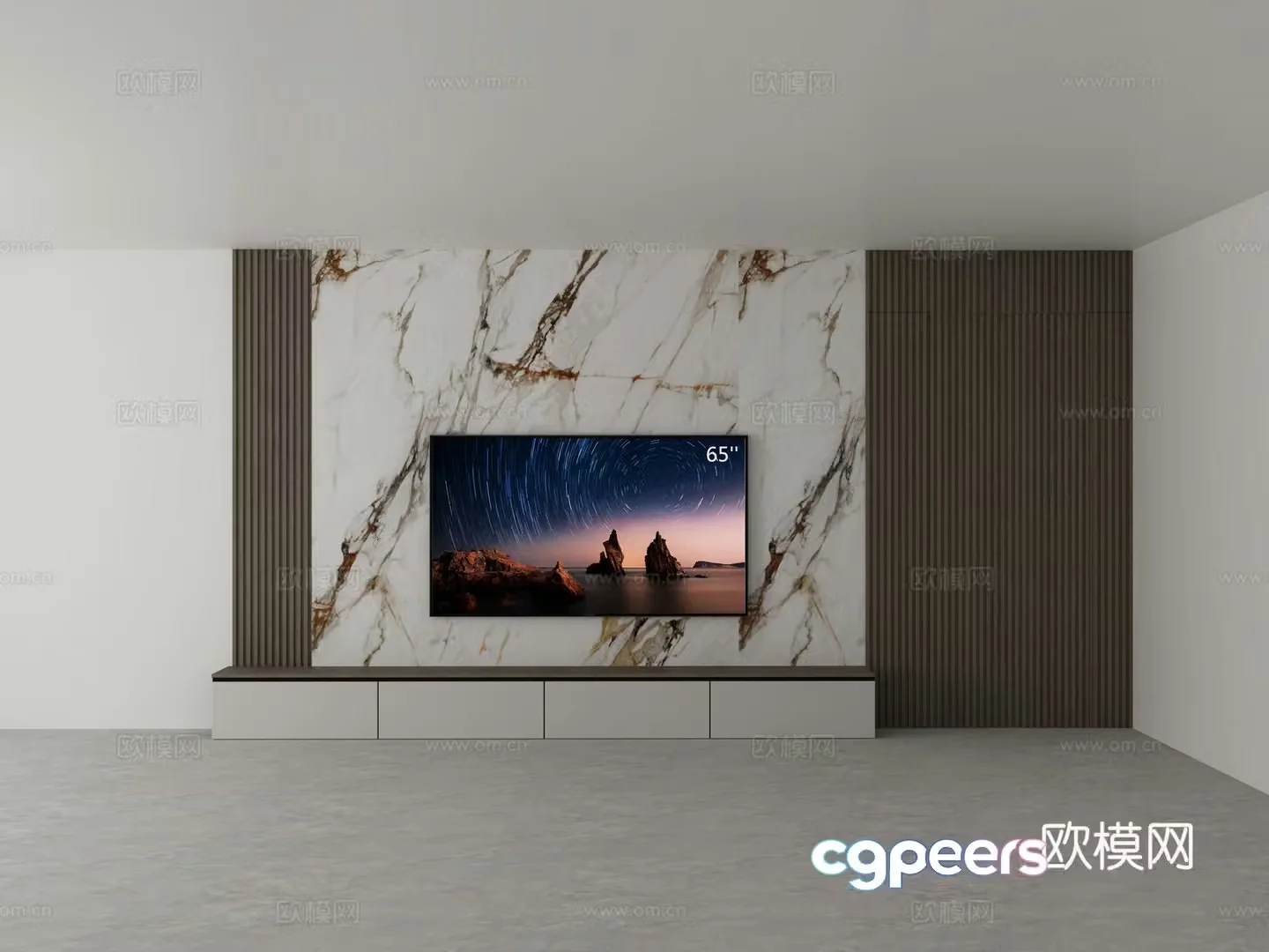 TV cabinet 3d model