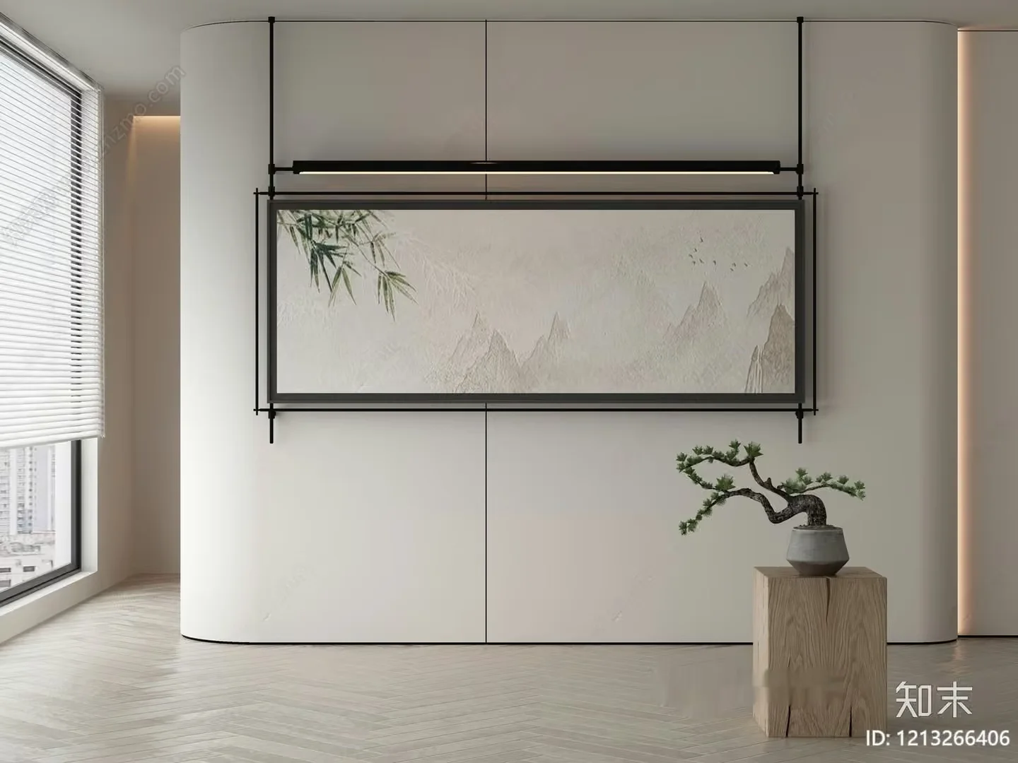 Modern Minimalist Room 3D Model – 20773 – VRAY Render