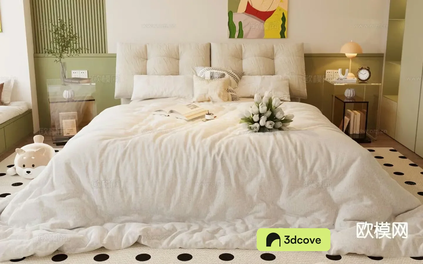 Nordic double bed